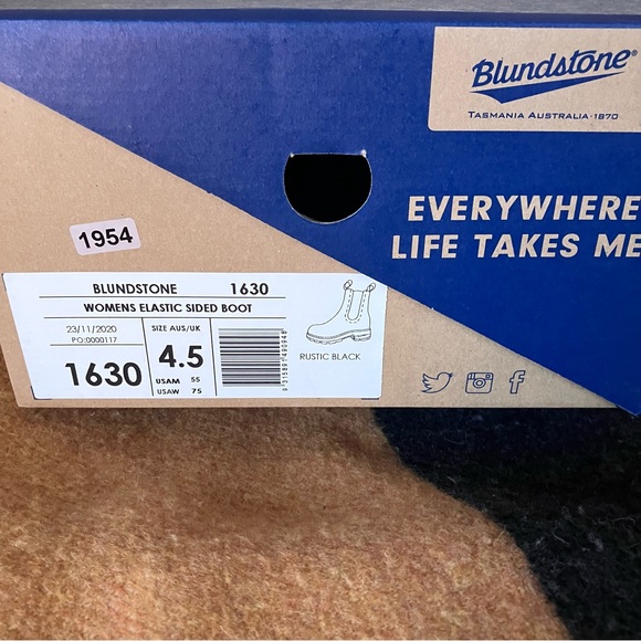 Rustic black Blundstone 1630 High Top Boots - size 4.5 - Picture 11 of 11